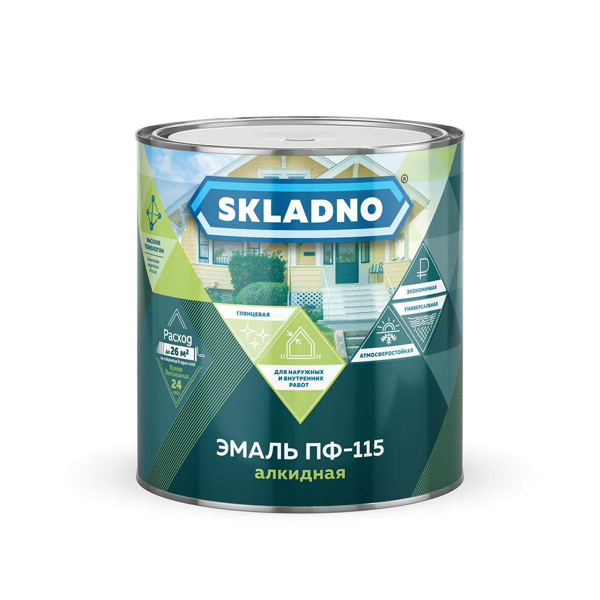 Алкидная эмаль в банках